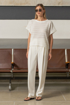 Брюки SILVERSPICE S-3415 молоко - фото 1