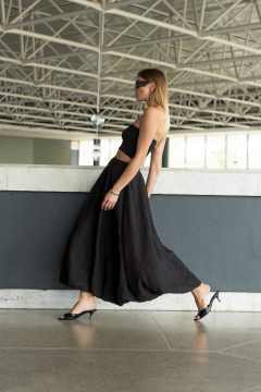 Юбка SILVERSPICE S-4510 черный - фото 5