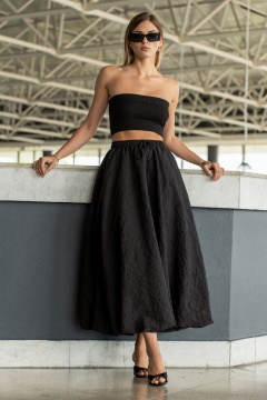 Юбка SILVERSPICE S-4510 черный - фото 3