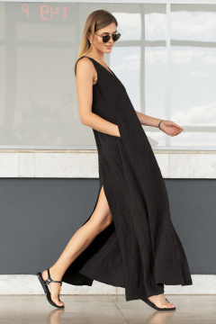 Платье SILVERSPICE S-5533 черный - фото 4