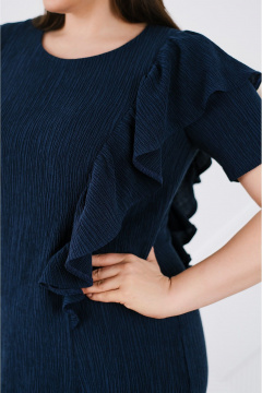 Платье TAEMNA 25009 синий - фото 5