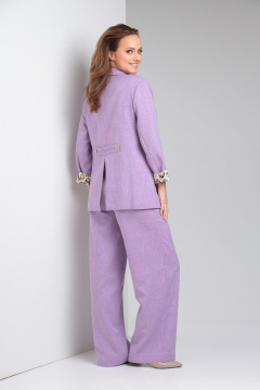 Брюки, жакет TVIN 7934 лаванда - фото 3