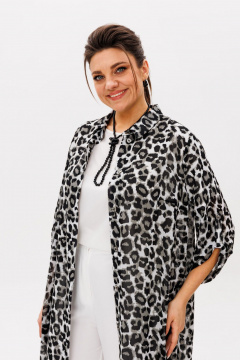 Кардиган Anelli 1529 теневой_зверь - фото 4