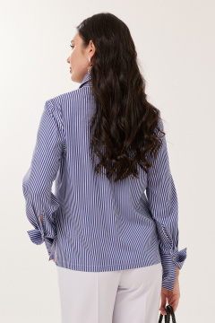 Рубашка Твой имидж 2184 синий_полоска - фото 2