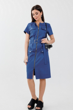 Платье Anelli 1587 голубое_озеро - фото 1