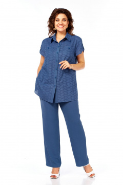 Брюки, рубашка Tensi 397 джинс - фото 1