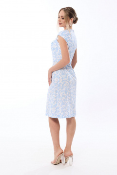 Платье Golden Valley 44187 бело-голубой - фото 2