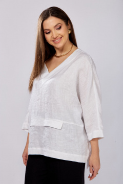 Блуза MALI 625-057 белый_ - фото 4