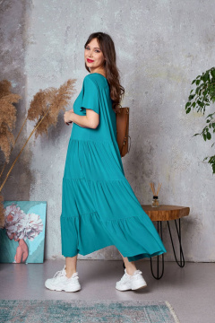 Платье Anastasia 1218 изумрудный - фото 2