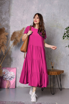 Платье Anastasia 1218 малина - фото 1