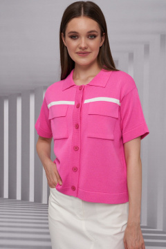 Жакет Barbara Geratti С4418BG фуксия/белый - фото 1