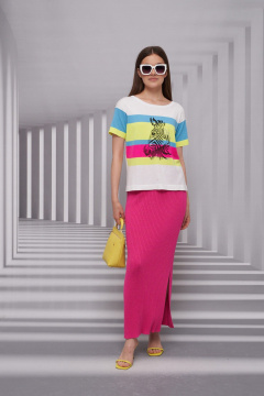 Джемпер Barbara Geratti С4690BG молочный/салат - фото 2