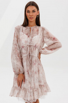 Платье Fantazia Mod 5199 розовый - фото 3