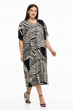 Платье Avila 0998 черный - фото 5