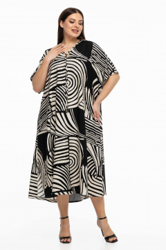 Платье Avila 0998 черный - фото 4