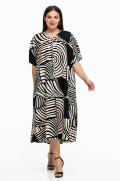 Платье Avila 0998 черный - фото 3