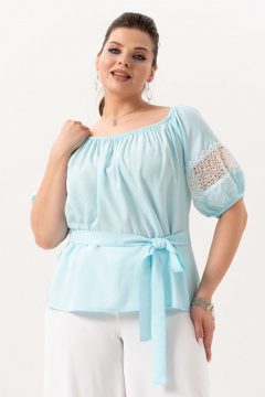 Блуза Andina 125 небесно-голубой - фото 1
