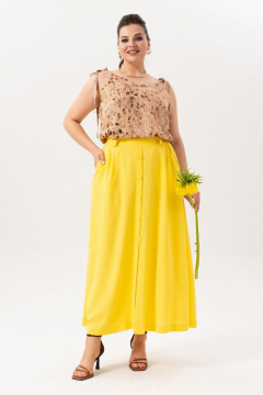 Юбка Andina 304 желтый - фото 5