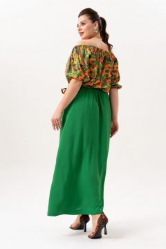 Юбка Andina 304-10 изумруд - фото 2