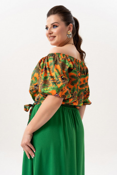 Юбка Andina 304-10 изумруд - фото 5