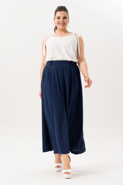 Юбка Andina 304-8 темно_синий - фото 5