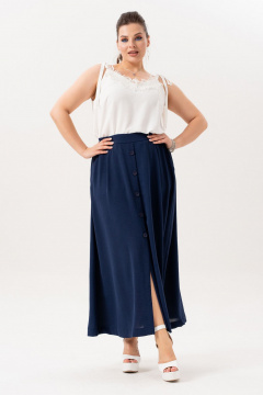 Юбка Andina 304-8 темно_синий - фото 1