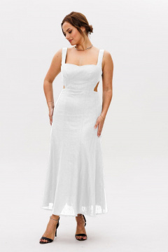 Платье Mislana 1219 белый - фото 1