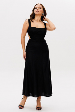 Платье Mislana 1219 черный - фото 3