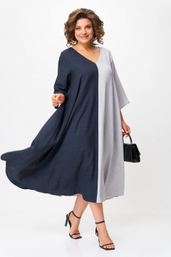 Платье Anastasia 1243.1 сине-голубой - фото 5