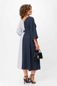 Платье Anastasia 1243.1 сине-голубой - фото 3