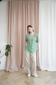 Джемпер Купалинка 30901G.158-164 зеленый - фото 4