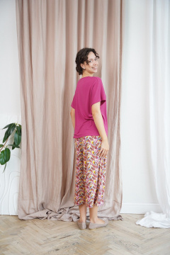 Джемпер, капри Купалинка 34400G.170-176 к.ягодный,набивка - фото 3