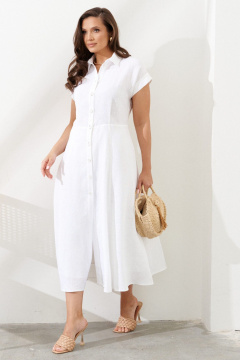 Платье AltaModa 1030 белый - фото 4