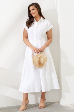 Платье AltaModa 1030 белый - фото 3