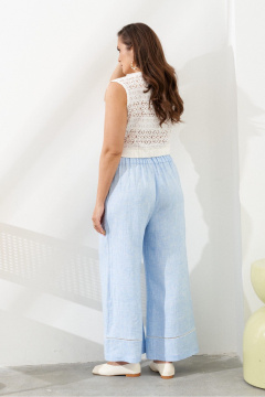 Блуза, брюки AltaModa 2012-2 голубой_меланж - фото 4