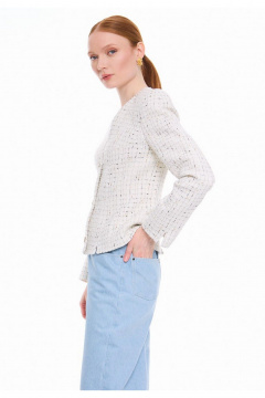 Жакет DEVITA 4028 молочный - фото 5