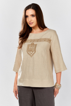 Блуза MALI 625-077 бежевый - фото 2