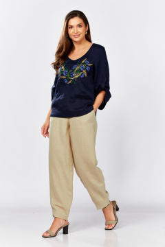 Блуза MALI 625-078 синий - фото 1