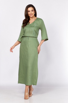 Блуза, юбка MALI 725-060 зеленый - фото 2