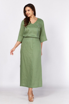 Блуза, юбка MALI 725-060 зеленый - фото 3