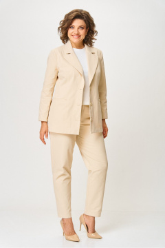 Брюки, жакет Rumoda 2073 бежевый - фото 4