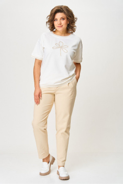 Джемпер Rumoda 2261 молочный - фото 5