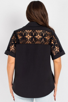 Блуза VIZAVI 724 черный - фото 5