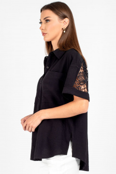 Блуза VIZAVI 724 черный - фото 4