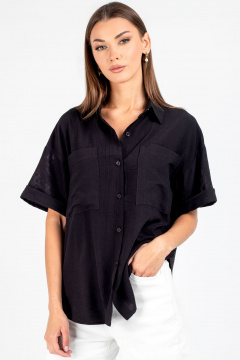 Блуза VIZAVI 724 черный - фото 3