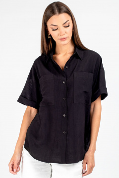 Блуза VIZAVI 724 черный - фото 2