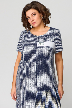 Платье Мишель стиль 1281-1 т.синий - фото 5