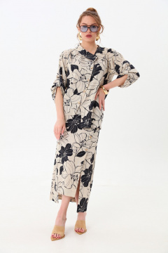 Жакет, юбка NikVa 975-2 лилии - фото 1