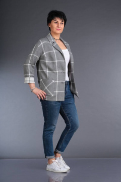 Демисезонный пиджак из текстильной ткани для каждый день ZigzagStyle 364 - фото 3