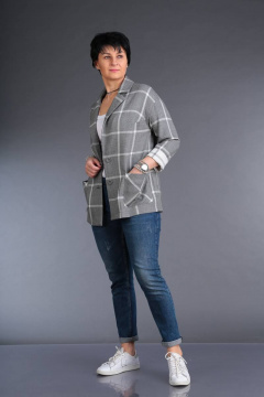 Демисезонный пиджак из текстильной ткани для каждый день ZigzagStyle 364 - фото 2